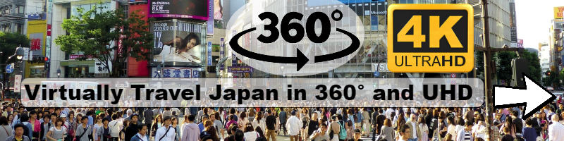 Travel Japan Virtually in 360 and UHD