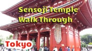Hanging out in Sensoji Temple and having a good time