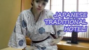 Having a traditional Japanese style hotel (Ryokan) experience